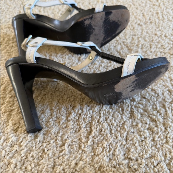 Prada Women's Black and Cream Sandals - Picture 3 of 5